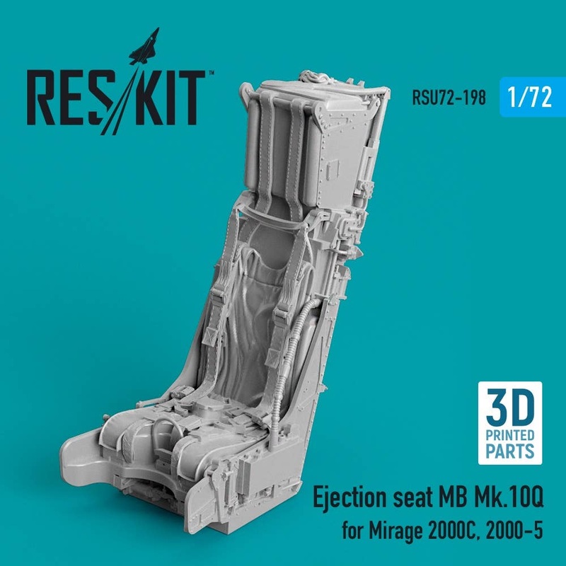 1/72 Ejection seat MB Mk.10Q for Mirage 2000C, 2000-5 (3D printing)