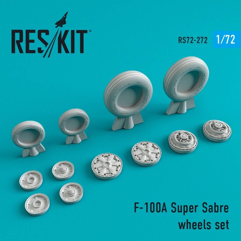 1/72 F-100 (A) Super Sabre Wheels Set