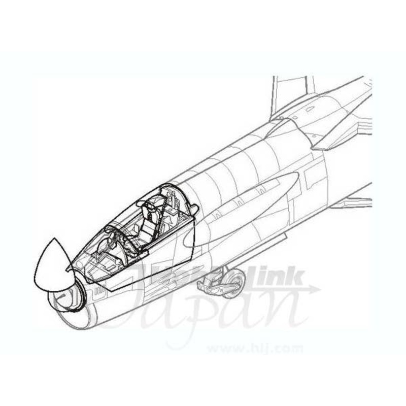 1/72 F-8E Crusader interior for Academy