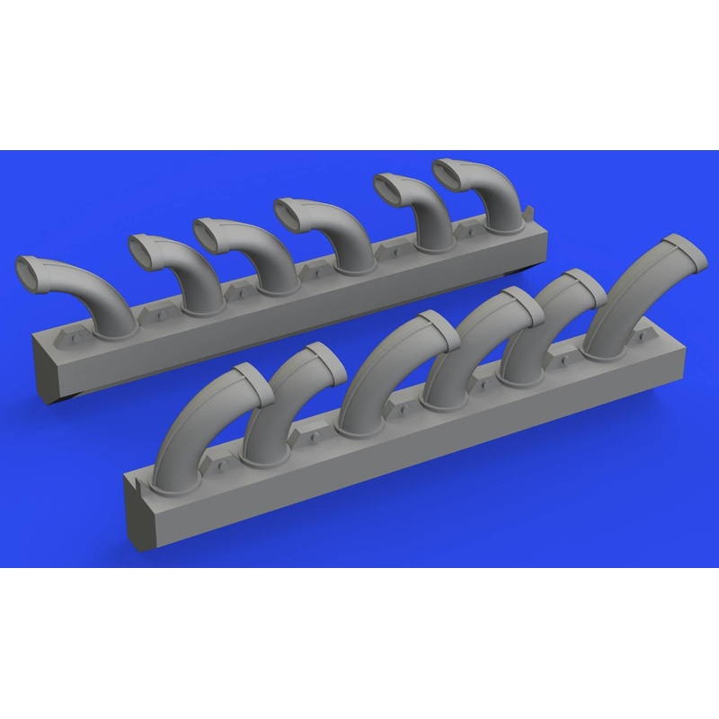 1/72 Fw 190D exhaust stacks PRINT (for IBG)