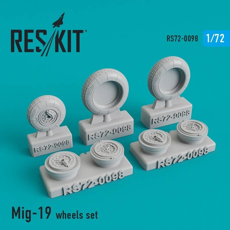 1/72 Mig-19 Wheels Set