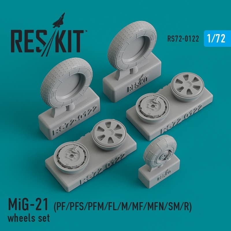 1/72 MiG-21 (PF/PFS/PFM/FL/M/MF/MFN/SM/R) Wheels Set