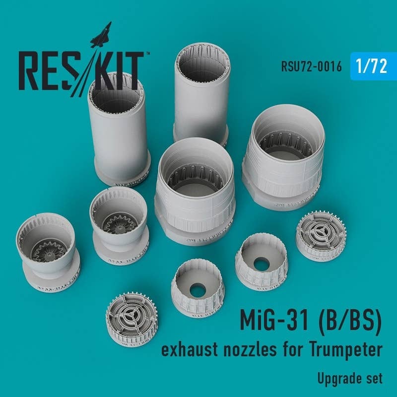 1/72 MiG-31(B/BS) Exhaust Nozzles (for Trumpeter)