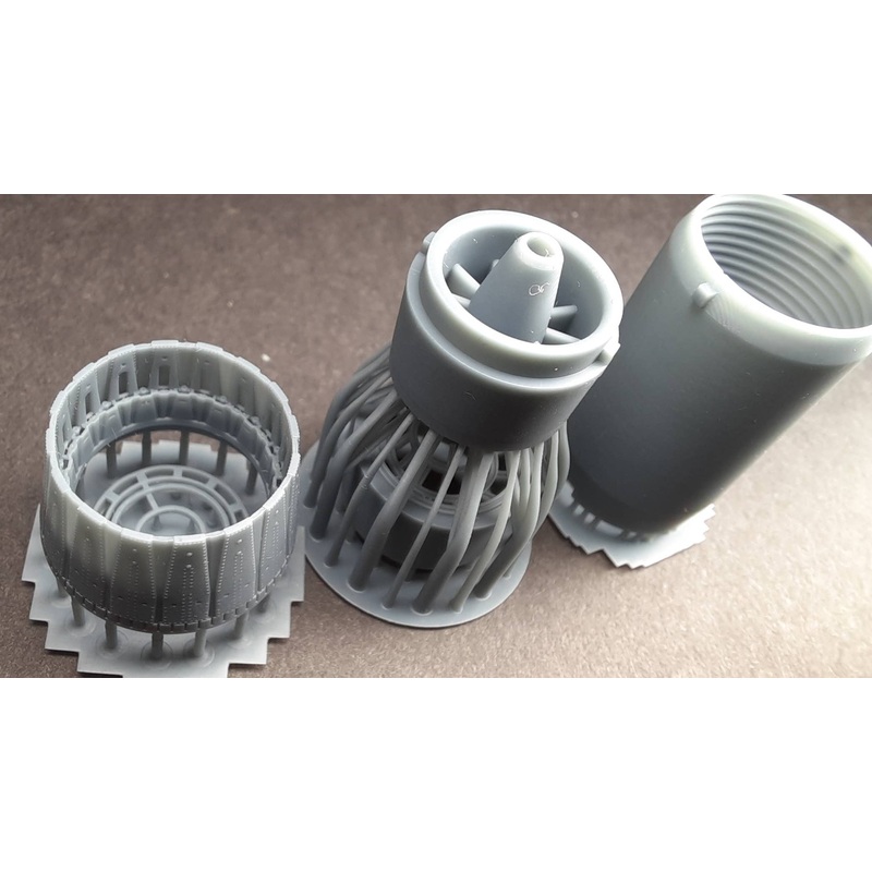 1/72 Mirage 2000 Exhaust open, for Revell/Italeri/Heller