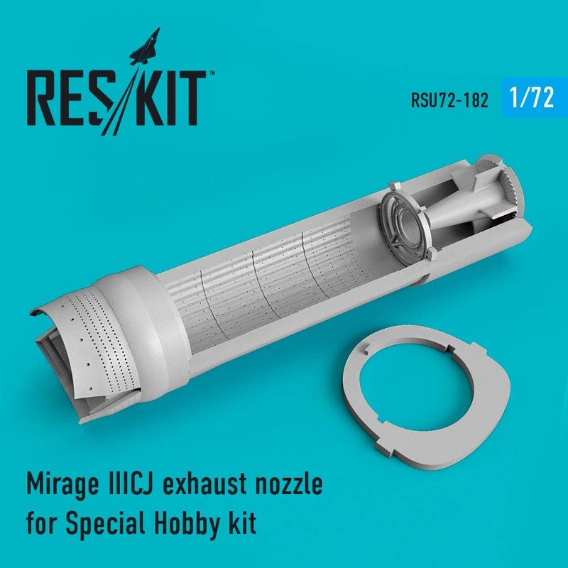 1/72 Mirage IIICJ exhaust nozzle for Special Hobby kit