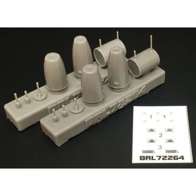 1/72 Mk77 napalm tank (2pcs)