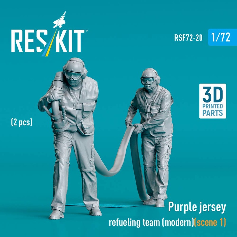 1/72 Purple jersey refueling team (modern) (scene 1) (2 pcs)