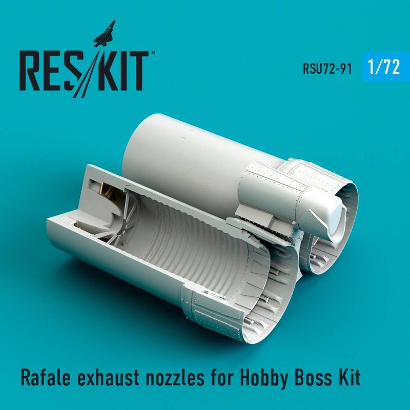 1/72 Rafale Exhaust Nozzles for Hobby Boss Kit