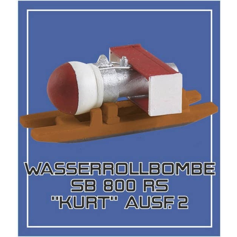 1/72 SB 800RS Kurt Ausf.2 Bouncing Bomb w/Cart