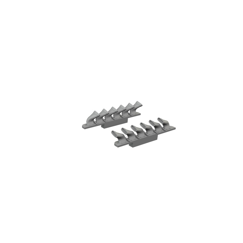 1/72 Spitfire Mk.V six-stacks exhaust fishtail PRINT