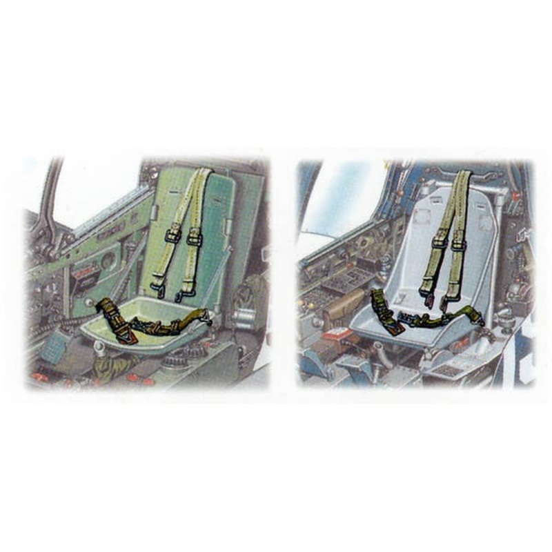 1/72 WWII US Aircraft Seatbelt Set