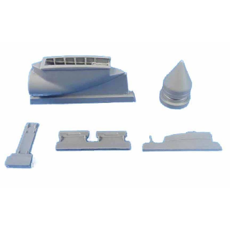 1/48 BAC Lightning (for any version) Front Undercarriage Bay Set (Airfix/Eduard)