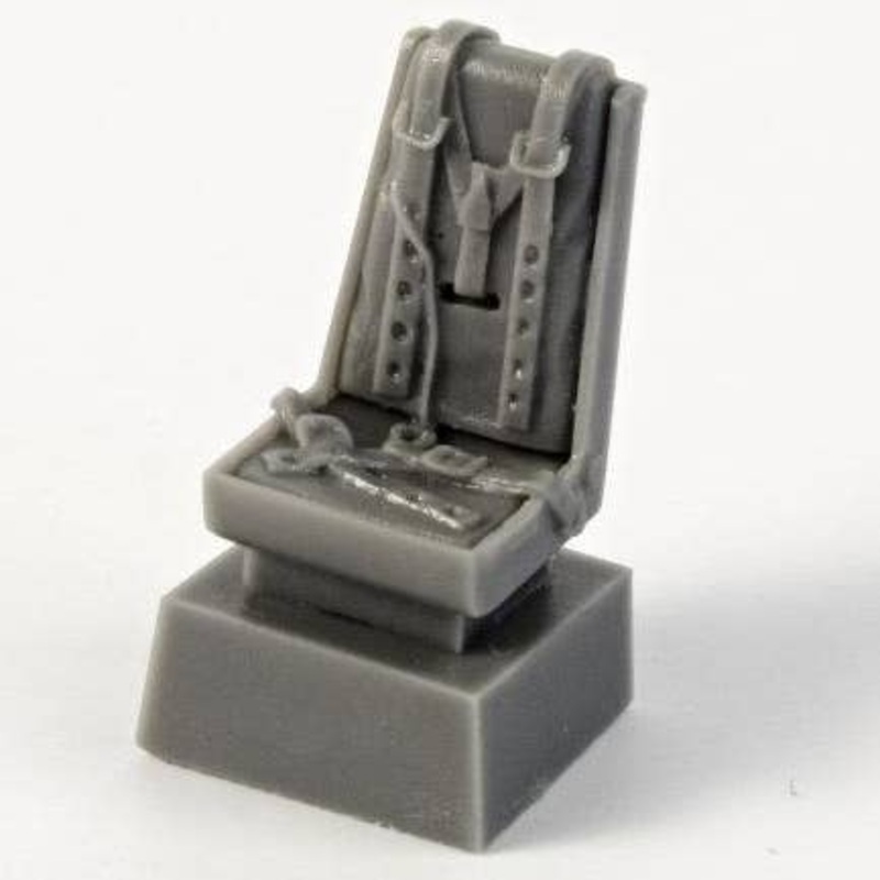 1/48 Beaufighter TF Mk.X Pilot's Seat with Backpad and Belts (for Revell)