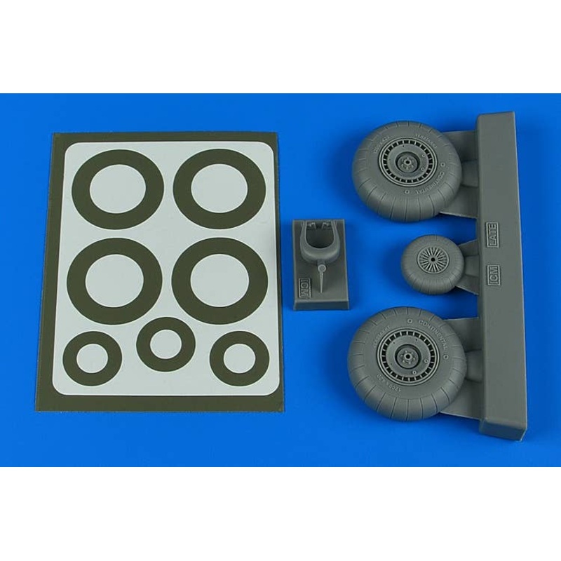 1/48 Do 217N Wheels & Paint Masks Late A (for ICM)