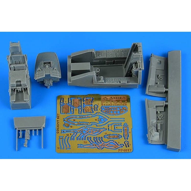 1/48 F-104J Starfighter Cockpit Set (for Kinetic)