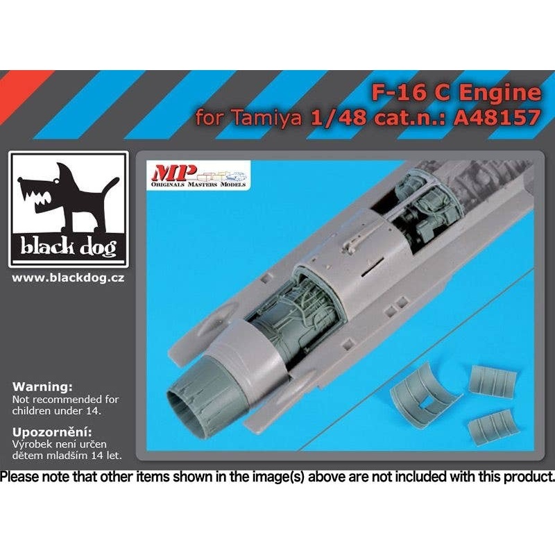1/48 F-16 C engine