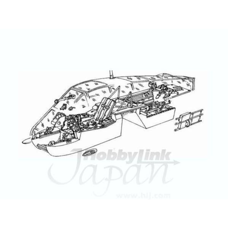 1/48 Me410B Interior Set for Revell/Monogram