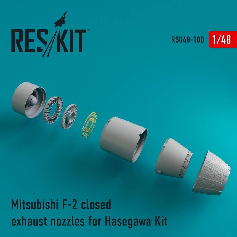 1/48 Mitsubishi F-2 Closed Exhaust Nozzles (for Hasegawa)