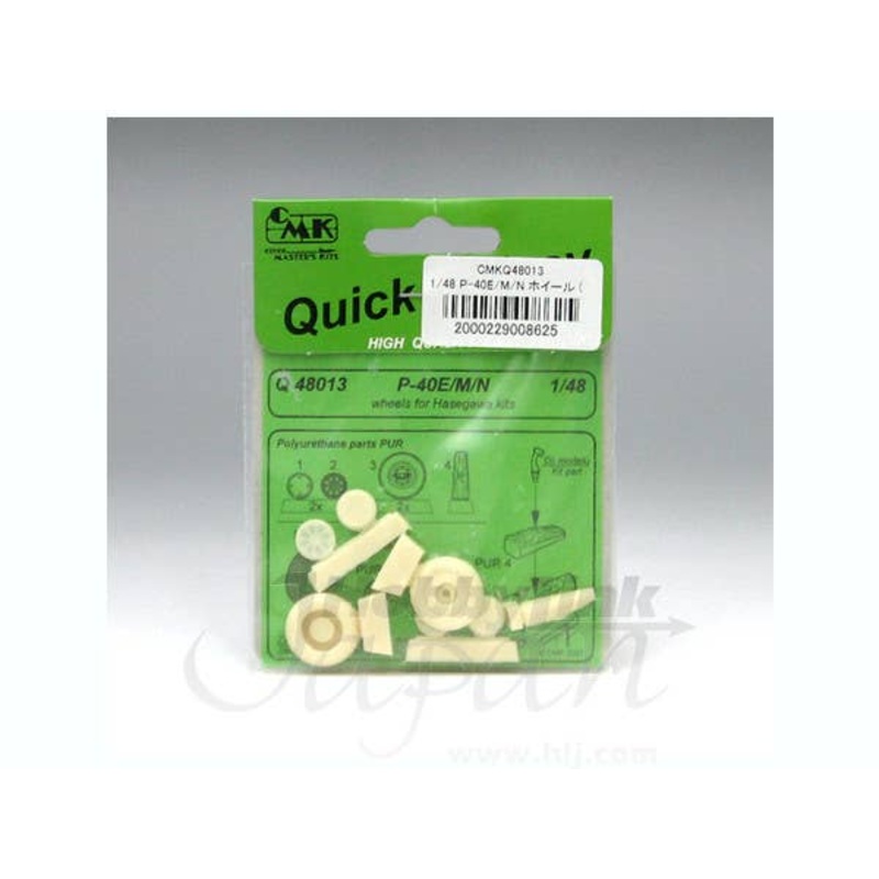 1/48 P-40E/M/N Wheels for Hasegawa