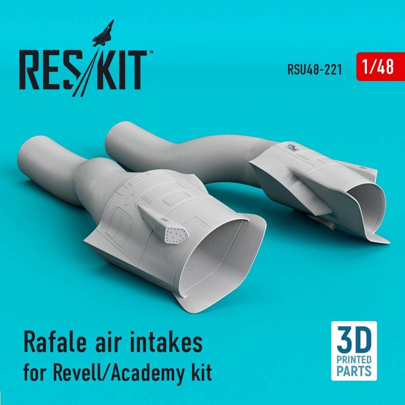 1/48 Rafale air intakes for Revell/Academy kit (3D Printing)