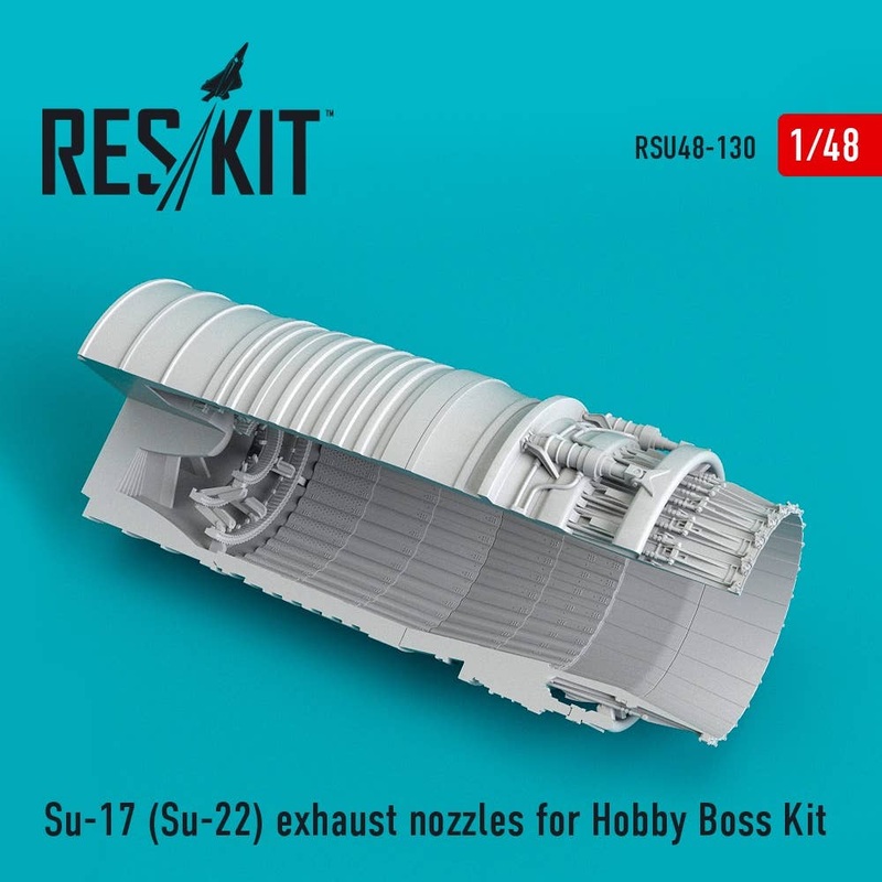 1/48 Su-17 (Su-22) exhaust nozzles for Hobby Boss Kit