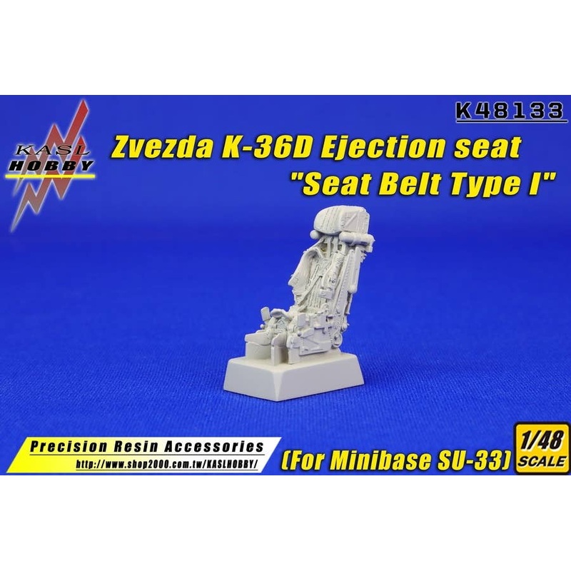1/48 Zvezda K-36D Ejection seat "Seat Belt Type I"  (for Minibase Su-33)