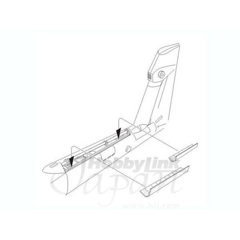 1/72 AH-64A Driveshaft Set (for Academy)
