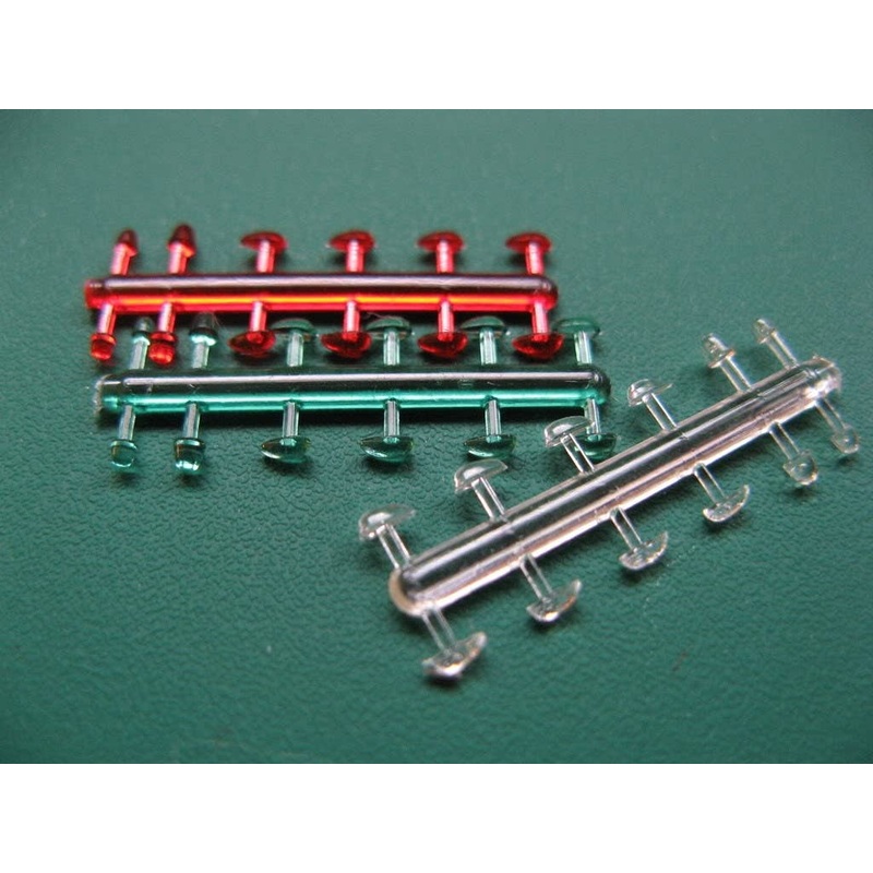 1/72 Aircraft Position Lights (Red, Green, Clear 12pcs each)
