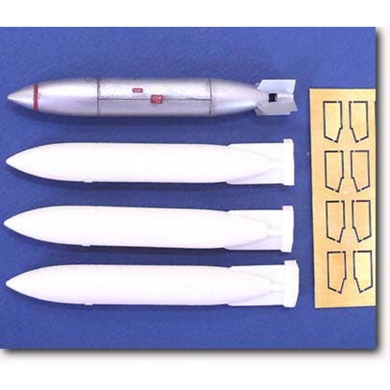 1/48 BLU-27 Napalm Set (4ea) w/PE