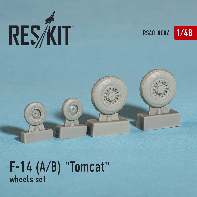 1/48 F-14 A/B Tomcat Wheels Set
