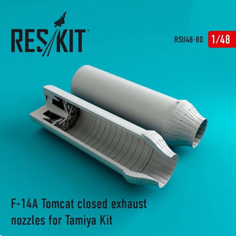 1/48 F-14A Tomcat Closed Exhaust Nozzles (for Tamiya)