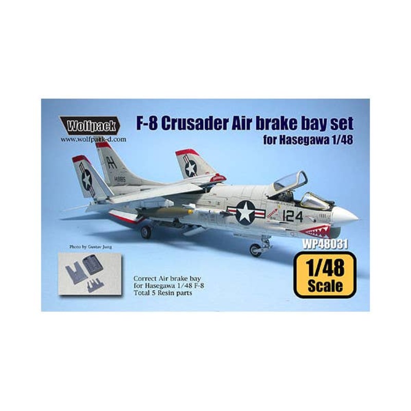 1/48 F-8 Crusader Air-Brake Bay Set (for Hasegawa)