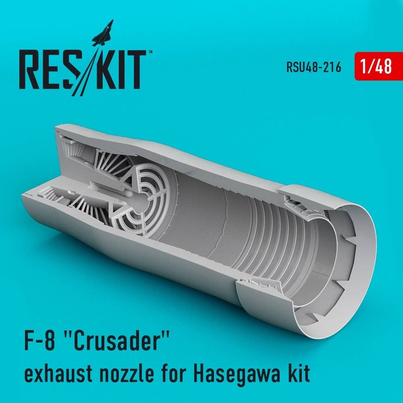 1/48 F-8 Crusader exhaust nozzle for Hasegawa kit