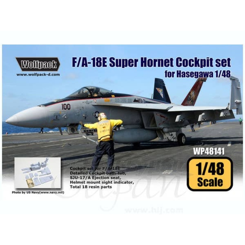 1/48 F/A-18E Super Hornet Cockpit Set (for Hasegawa)