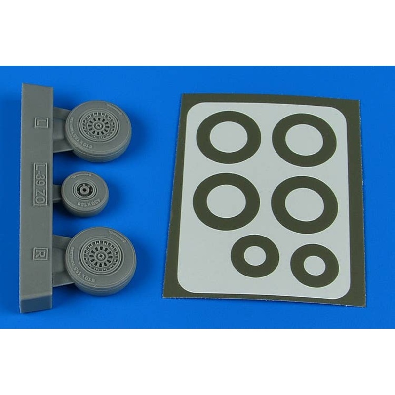 1/48 L-39ZO Albatros Wheels & Paint Masks Late A (for Trumpeter)