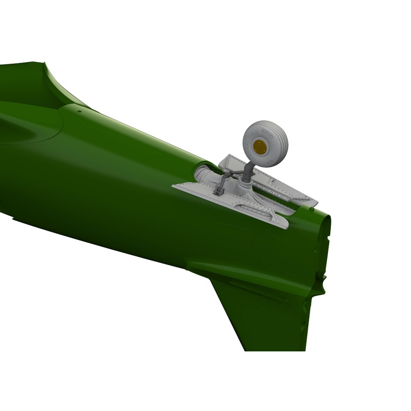1/48 P-40E tail wheel bay PRINT (Eduard)