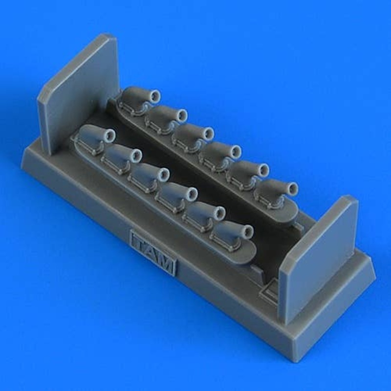 1/48 P-51D Mustang Exhaust (for Tamiya)