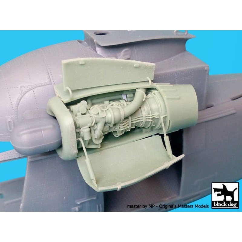 1/48 SH-2 G Super Seasprite Engine (for Kitty Hawk Model)