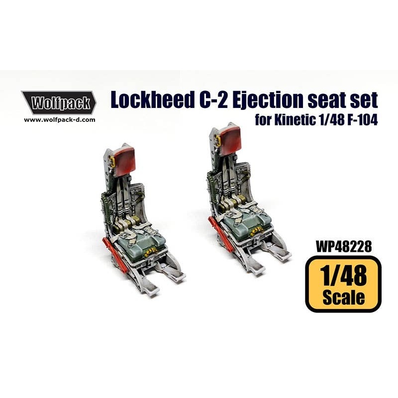 Lockheed C-2 Ejection Seat Set (for F-104 Early Model) (for 1/48 Kinetic F-104)