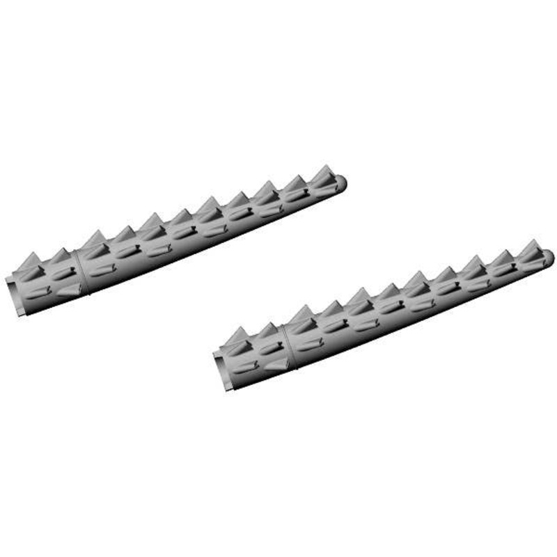 1/48 Beaufighter Mk.X Hedgehog Flame Damper Exhausts / British Type (for Revell)