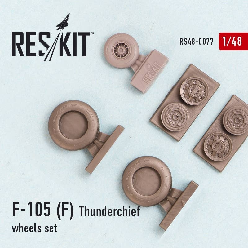 1/48 F-105F Thunderchief Wheel Set