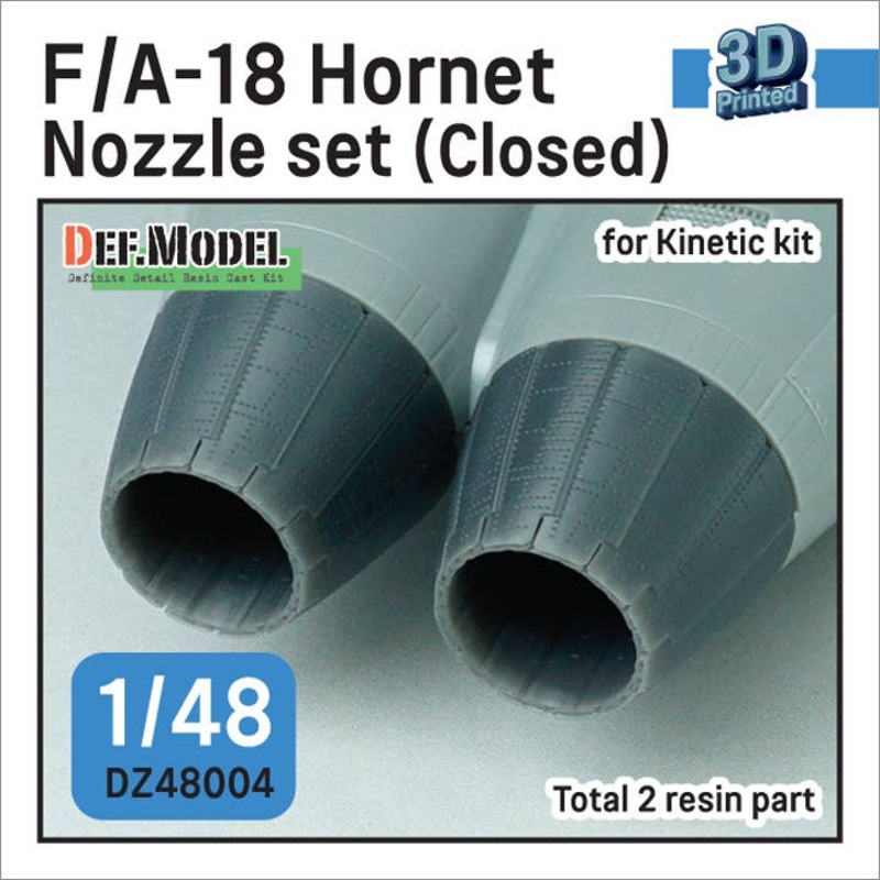 1/48 F/A-18A+/B/CF-188 Hornet Nozzle set (Closed) for Kinetic