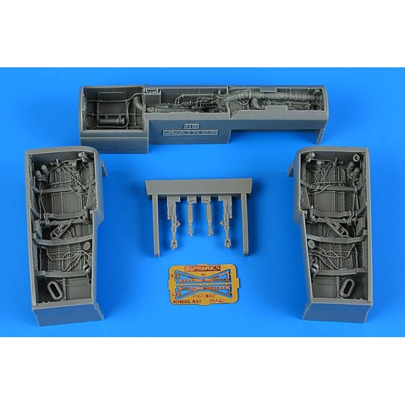 1/48 F/A-18E/F Super Hornet wheel bay (for HOBBY BOSS)