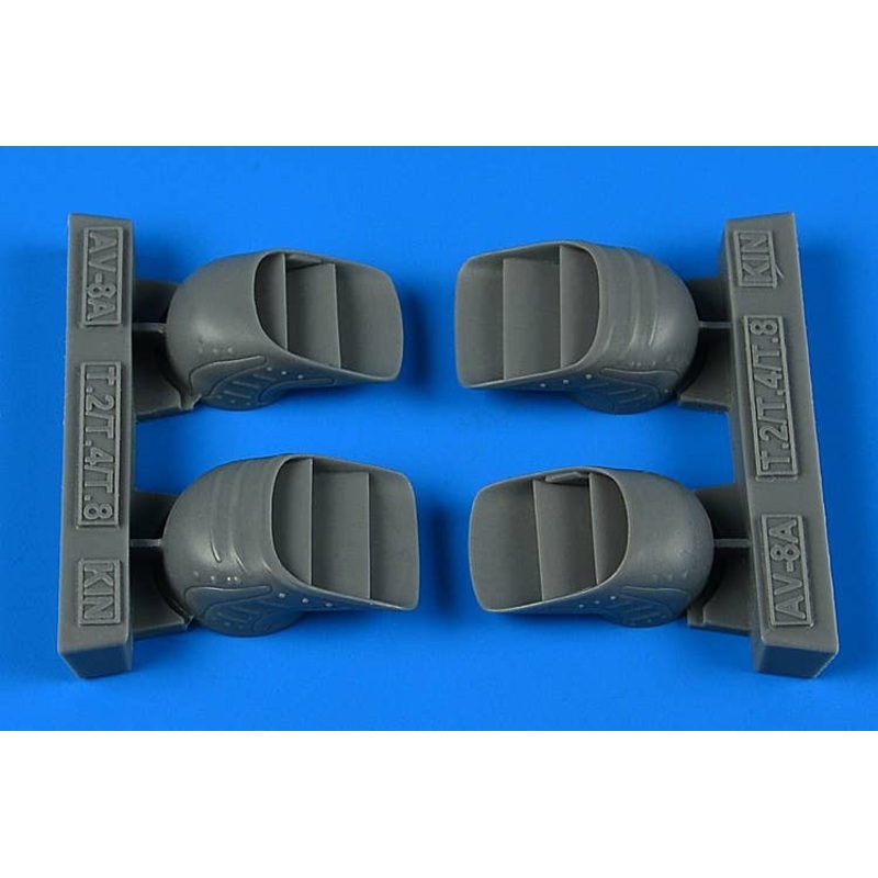 1/48 Harrier AV-8A/TAV-8A/T.2/T.4/T.8 exhaust nozzles (for KINETIC)