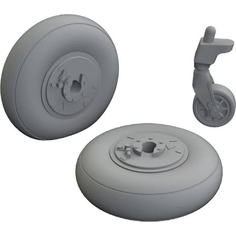 1/48 Ki-61-Id Wheels (Tamiya)
