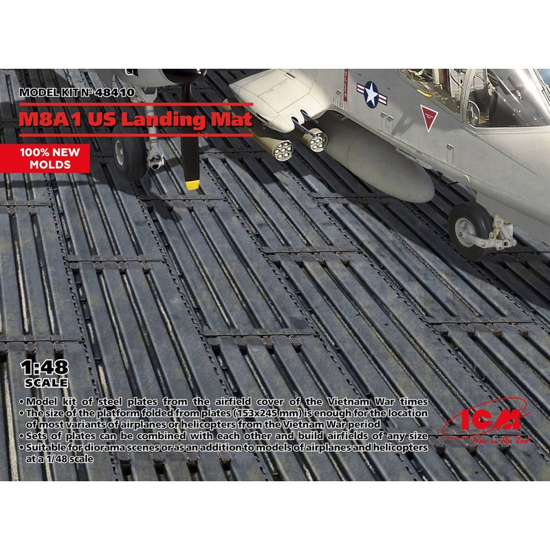 1/48 M8A1 US Landing Mat (153 x 245mm)