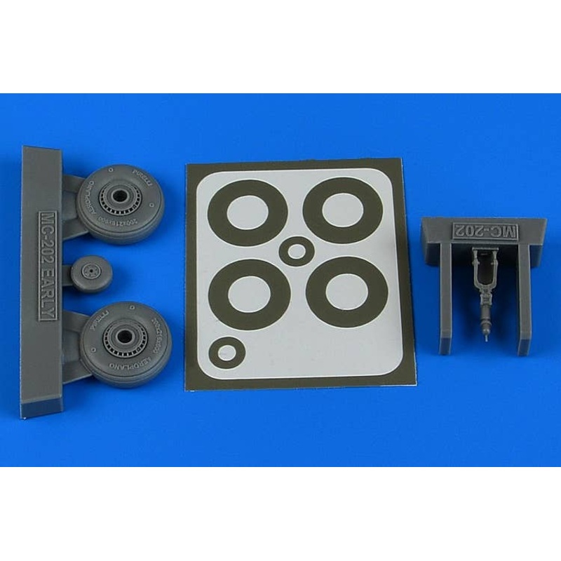 1/48 Macchi Mc.202 Early Wheels & Paint Masks (for Hasegawa)