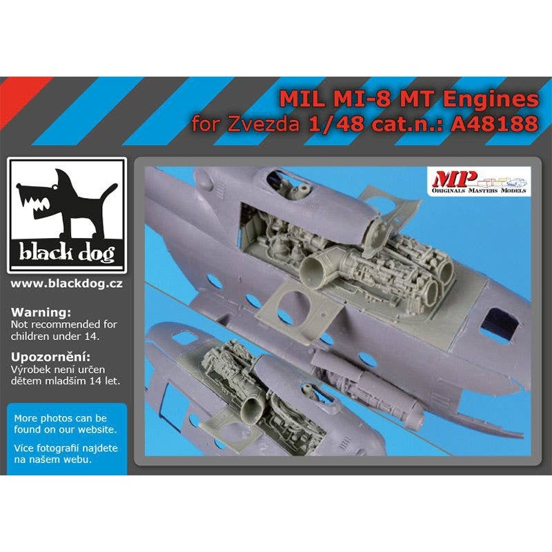 1/48 Mil Mi 8 MT engines