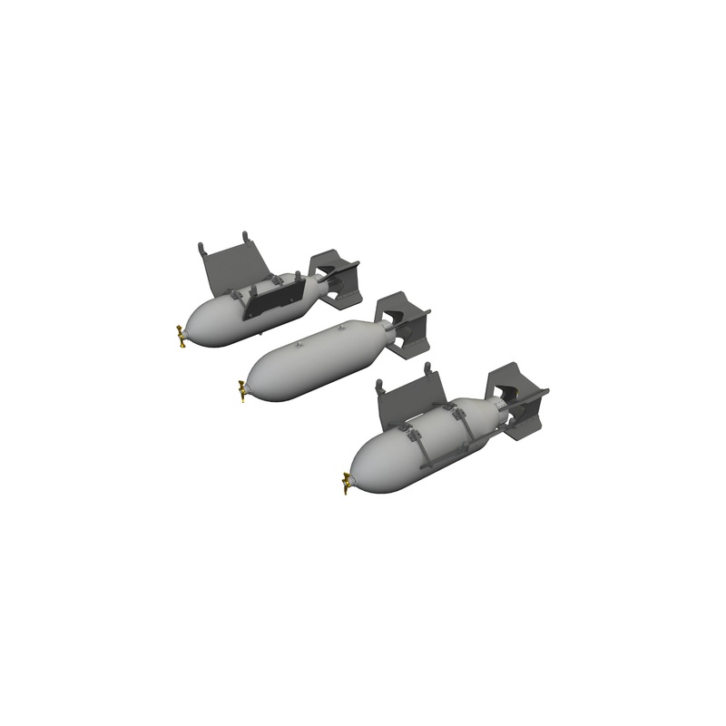 1/48 P-40 500lb M64 US bombs