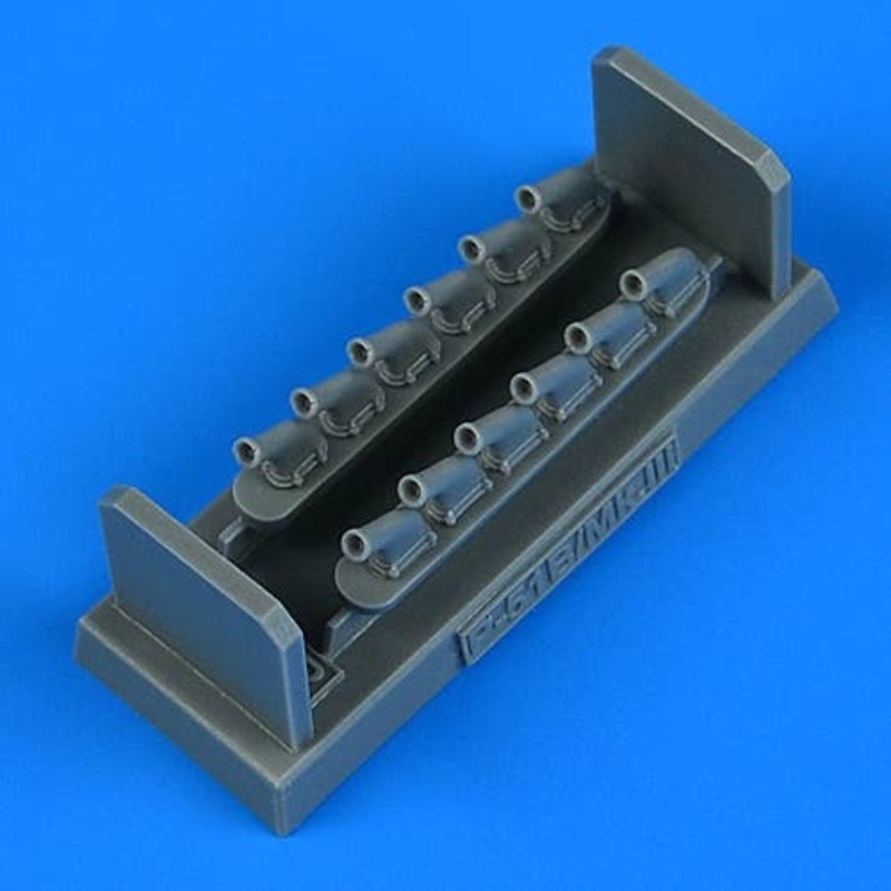 1/48 P-51B/Mk.III Mustang Exhaust (for Tamiya)